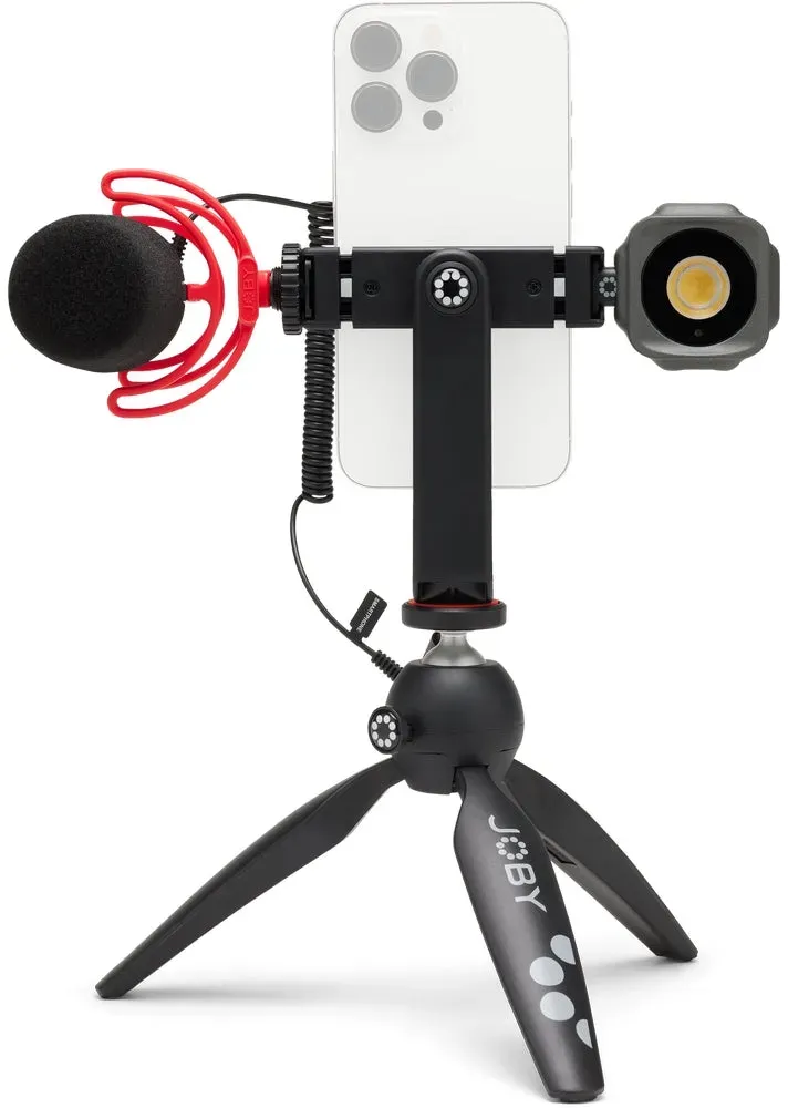 Fotostativ für Smartphones und GoPro, Joby HandyPod 2 mit Kugelkopf und GripTight 360 Halter, Schwarz