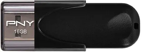 PNY Attaché 4 2.0 16GB USB-Stick USB Typ-A Schwarz