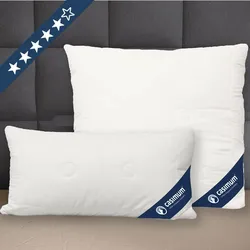 3-Kammer-Kamelhaarkissen »LUXUS« – 100% Kamelhaar, Größe: 40x80