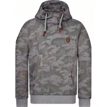 Naketano Kapuzenpullover Herren grau M