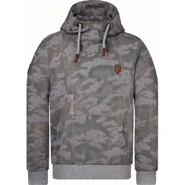 Naketano Kapuzenpullover Herren grau M