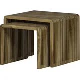 Woood Beistelltisch Jasmijn 2er-Set Teak