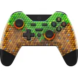 Gioteck WX4+ Wireless RGB Controller braun/grün