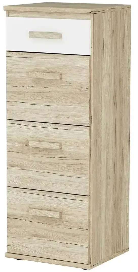 Hochkommode  Cariba ¦ holzfarben ¦ Maße (cm): B: 46 H: 121 T: 40.0