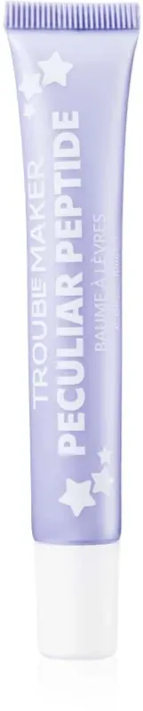 Trouble Maker Peculiar Peptide Lippenbalsam glitzernd Farbton Blueberry Muffin Lilac 10 ml