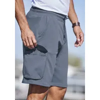AUTHENTIC LE JOGGER Sweatshorts, kurze Sweathose Cargotaschen mit Webdetails blau L (52/54)