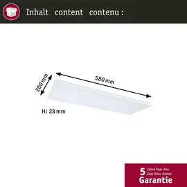 Paulmann Atria Shine 1 Stk. eckig 580x200mm weiß