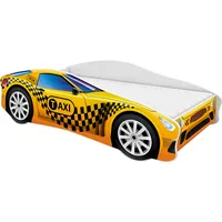 ACMA Kinderbett Autobett Auto Junior mit Lattenrost und Matratze 140x70 160x80 180x80 (160x80, 10)