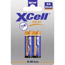 XCell Solar Akkus X800AA 800 mAh 2 St.