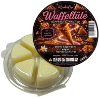 WonderWax Duftwachs WonderWax® Duftwachs Kreis 6 pcs (Waffeltüte), Duftrichtung: Vanille Waffeltüte