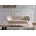 Muschel-Sofa Bezug Samt-Stoff Gestell Metall goldfarben B 180 T 76 H 78 cm