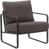 CLP Lounger Manea braun/Kunstleder