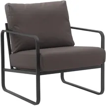 CLP Lounger Manea braun/Kunstleder
