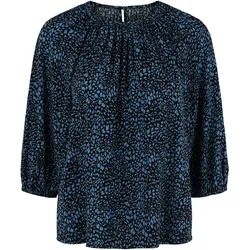 Tchibo - Bluse mit Print - Damen - Gr. 44 - schwarz/print