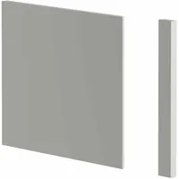 Konsimo® Regaltüren, Grau, Holzwerkstoff, 34x43x2 cm, Babymöbel, Kinderkommoden