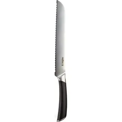 Brotmesser ZYLISS "Comfort Pro", silber (silberfarben, schwarz), Gesamtlänge 34cm Klingenlänge 20cm, Edelstahl, Kochmesser, Deutscher Edelstahl langlebig ergonomisch geformt
