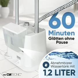 Clatronic Stand-Dampfglätter TDC 3809 weiß
