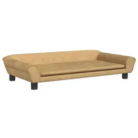 VidaXL Kindersofa Braun 100x50x26 cm Samt