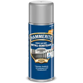 Hammerite Metall Schutzlack Silber glänzend 0,4 l