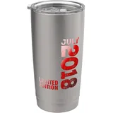Juli 2018 Legendäres Jahr 2018 Retro 2018 Vintage 2018 Doppelwandiger Edelstahl-Thermobecher