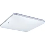 Licht-Erlebnisse LED Deckenlampe Metall B: 33 cm IP44 Weiß eckig neutralweißes Licht 4200 K 3560 lm