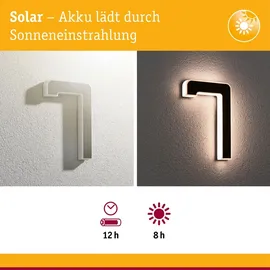 Paulmann Hausnummernleuchte 79848 Schwarz