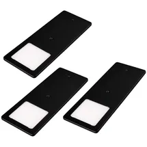 Kalb Material Für Möbel LED Unterbauleuchte 3er Set schwarz