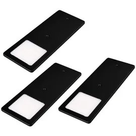 Kalb Material Für Möbel LED Unterbauleuchte 3er Set schwarz