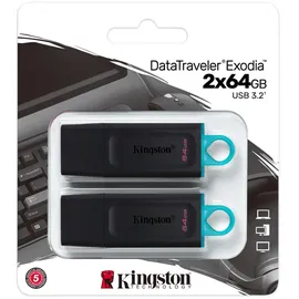 Kingston DataTraveler Exodia 64GB 2er Pack