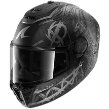 Shark Spartan RS Shiever Schwarz/Silber L