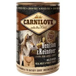 CARNILOVE Adult Wildfleisch & Rentier, Venison & Reindeer 400g