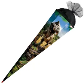 ROTH Schultüte Tyrannosaurus eckig Schutzspitze Tüllverschluss 85cm