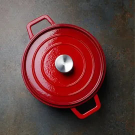 HENDI Gusseisentopf 3,7L 31,7 x 24,0 x 10,5 cm
