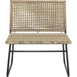 Bloomingville Loungesessel Vallone Polyrattan 0 x 0 x 0 cm Braun
