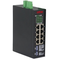 Roline Industrial Gigabit Ethernet Switch, 8 Ports, Web Managed
