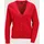 Madeleine Strickjacke Eleganter Cardigan mit V-Ausschnitt Rot 36