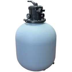 Sandfilteranlage GRE "FIS600", blau, B:59cm H:96cm L:59cm, Kunststoff, Filteranlagen, Sandfilter, 12.000 l/h
