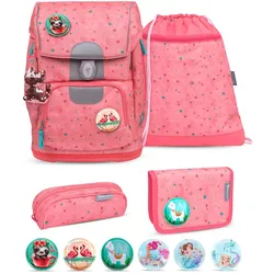 Rucksack Motion ergonomisches Schulranzen Set 5-teile Blue Bird Tasche