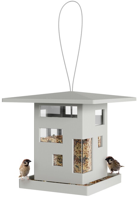 Cabane/Mangeoire pour oiseaux Bird Café Umbra, Designer Dennis Cheng, Teddy Luong, 21x23x23 cm