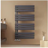 EMKE Emke, Handtuchhalter - Handtuchhaken, Badheizkörper Handtuchhalter Handtuchwärmer 100x60cm Anthrazit 670w