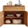 oker (km-0662) Sideboard 100 x 89 x 40 cm Braun
