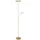 Steinhauer Deckenfluter Stehleuchte Wohnzimmerlampe LED dimmbar Lesespot messing chrom