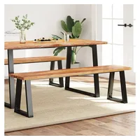 VidaXL Bank Baumkante 160 cm Massivholz Akazie
