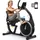 Merach Liege-Heimtrainer für Zuhause, gelenkschonendes Fitnessbike bis 135 kg, Dual-Belt-Antrieb,