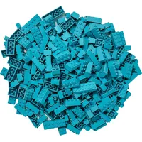 LEGO Azurblaue Steine Mix 250 Teile - Blau