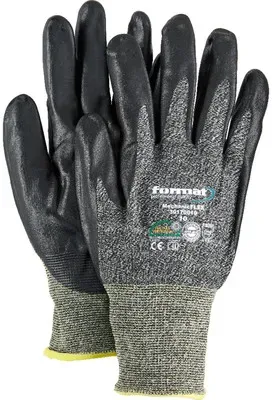 Handschuh Mechanic Flex, Größe 10 - grau/schwarz - 10