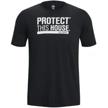 Under Armour Protect This House T-Shirt Herren 001 black/white L