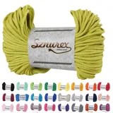 Makramee Garn 5mm x 100m Baumwollschnur Perfekt für DIY, Garn für Makramee-Schnur über 50 Farben Oeko-TEX Zertifiziert - Baumwollkordel, Baumwollgarn mit Polyesterkern