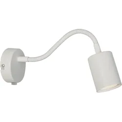 NORDLUX LED Wandleuchte "Explore Flex", weiß, Ø 5,5cm H: 12cm, Lampen