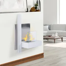 Homcom Ethanol-Kamin Weiß